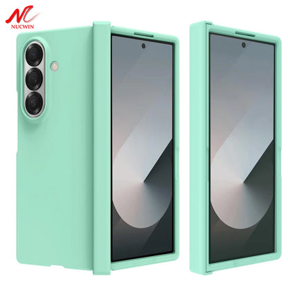 3 in 1 Hinge Protection Hard PC Case for Samsung Galaxy Z Fold 7 6 5 4 3 Fold7 Slim Matte Shockproof Cover for Samsung ZFold7