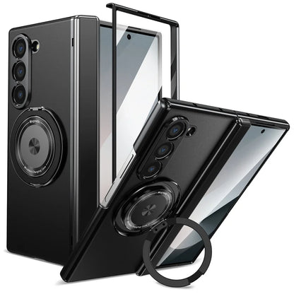Magsafe Magnetic Hinge Case For Samsung Galaxy Z Fold 7 3 4 5 Fold 6 Screen Glass All inclusive Folding Bracket Protective Cover