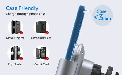 Samsung Galaxy Z Fold 4/3/2 Wireless Car Charger 15W Mount