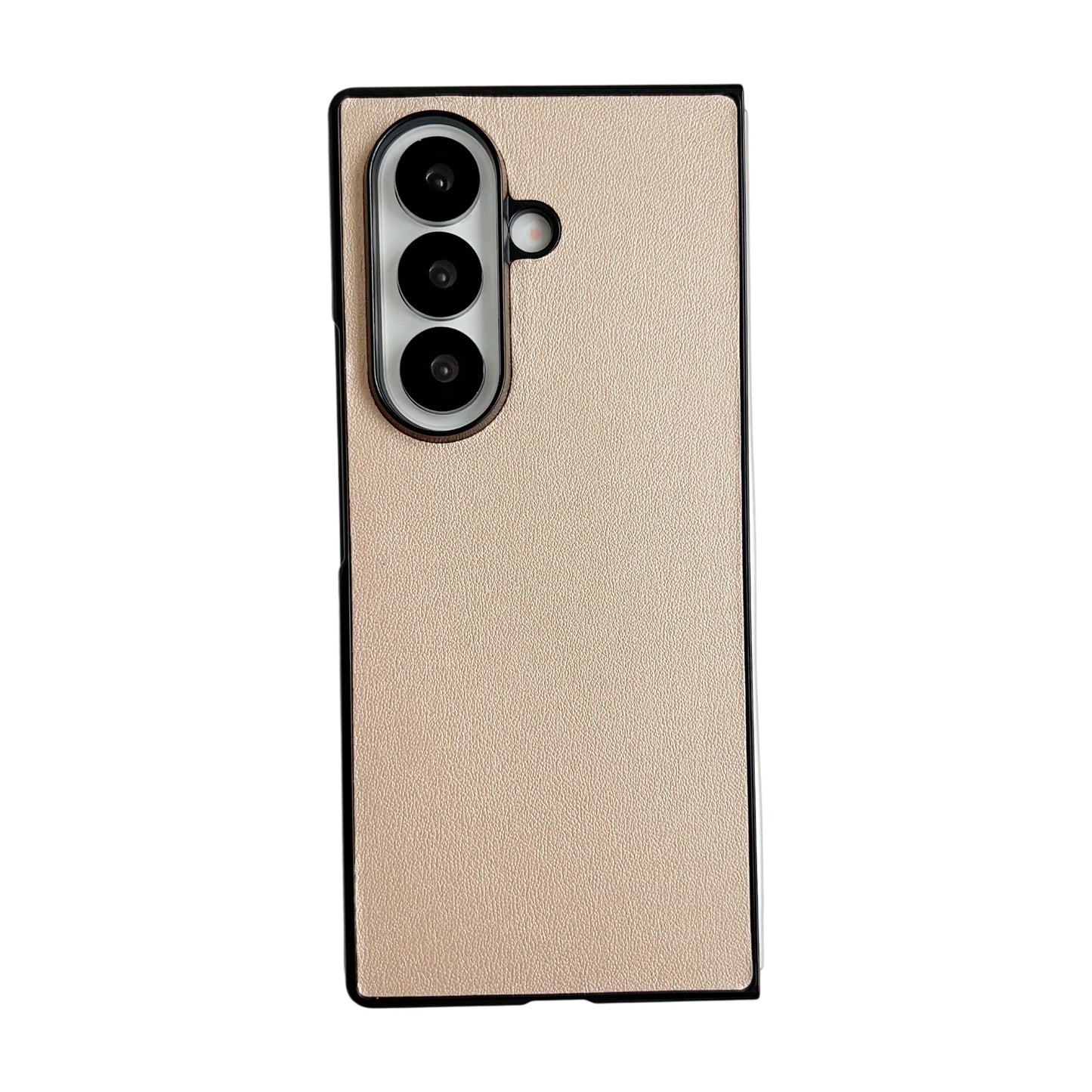 Fashion Matte Candy Color Leather Texture Case For Samsung Galaxy Z Fold 7 6 5 4 3 ZFold 7 Colorful Shockproof Solid Bumper Cover