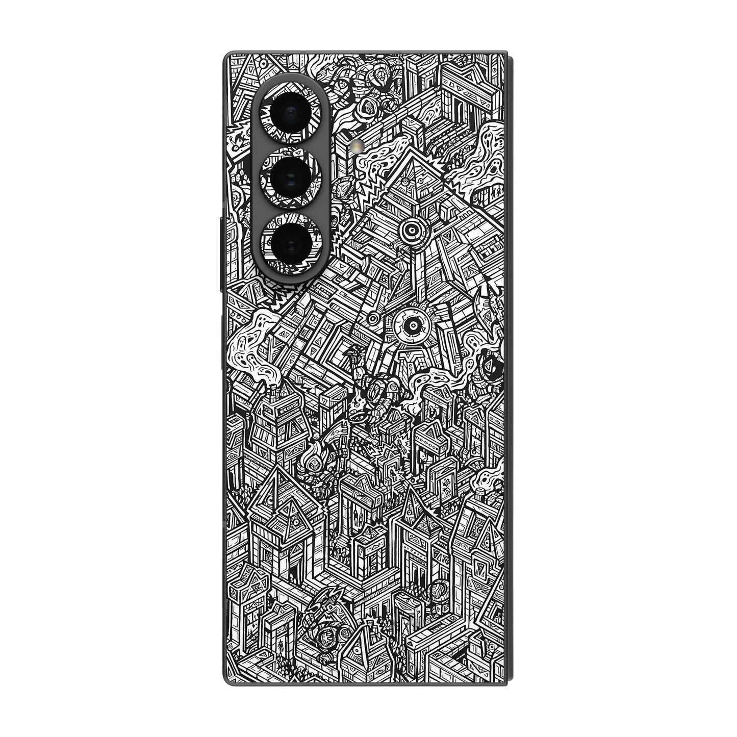 Back Panel Skin Wrap Protective Film for Samsung Galaxy Z Fold 7 / 6 / 5 / 4 / 3