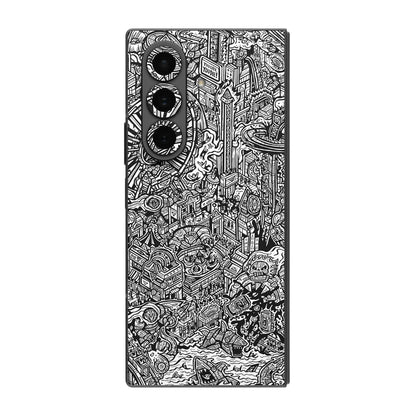 Back Panel Skin Wrap Protective Film for Samsung Galaxy Z Fold 7 / 6 / 5 / 4 / 3