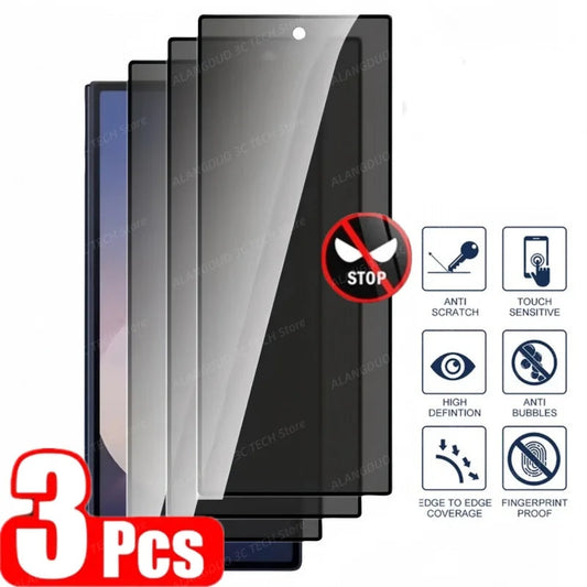 2/3PCS Privacy Glass for Samsung Galaxy Z Fold 7 6 5 4 Anti Peeping Screen Protector Anti-spy Glass for Samsung Galaxy ZFold 6 5