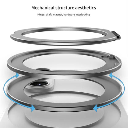 Matte Skin Feeling Magnetic Case For Samsung Galaxy Z Fold 7 3 4 5 6 Rotating bracket Magsafe Wireless Charger Slim PC Cover