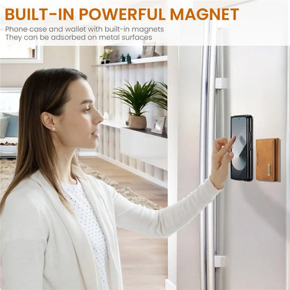 2 in 1 Magnetic Vintage Wallet Cards Slot Leather Case For Samsung Galaxy Z Fold 6 7 Fold 5 Fold 4 3 Shockproof Cover