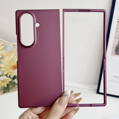 Matte PC Case For Samsung Galaxy Z Fold 7 Fold6 Fold5 Fold4 Fold3 5G Ultra Thin Shockproof Protection Cover For Samsung Fold 6