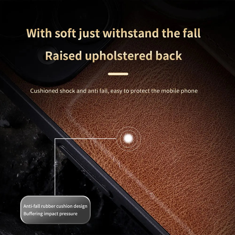 Samsung Galaxy Z Fold 7 New Anti-Shock Business Leather Wristband Cover Case For Samsung ZFold7 Non-Slip Protective Case