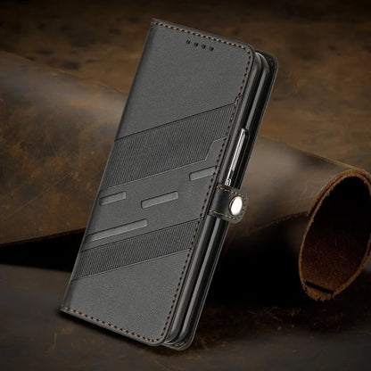 Thin Suede Leather Purse Phone Case for Samsung Galaxy Z Fold 7 6 5 4 3 Fold6 Fold5 Fold4 Fold3 Flip Stand Wallet Card Cover Bag