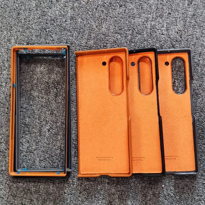 Samsung Galaxy Z Fold 6 Fold6 Case High Quality PU Leather Cover Full Back Protective Shell for Galaxy z fold 6 fold6 Phone Case