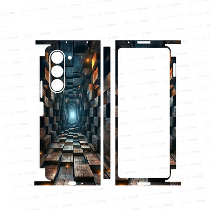 Colorful Back Skin Wrap Protective Film for Samsung Galaxy Z Fold 7 / 6 / 5 / 4 / 3