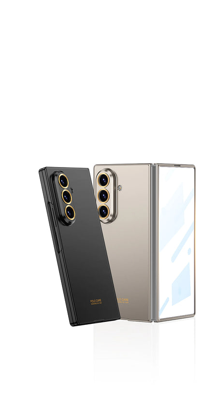 Luxury Matte Phone Case for Z Fold 7/6 – Ultra-Thin, Screen Protector, 5G