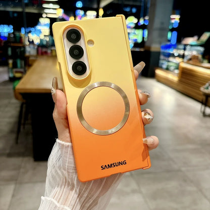 Matte Ultra Slim Liquid Silicone For Magsafe Wireless Charge Fold Phone Case For Samsung Z Fold 7 6 5 4 3 Anti Drop Bumper Cover