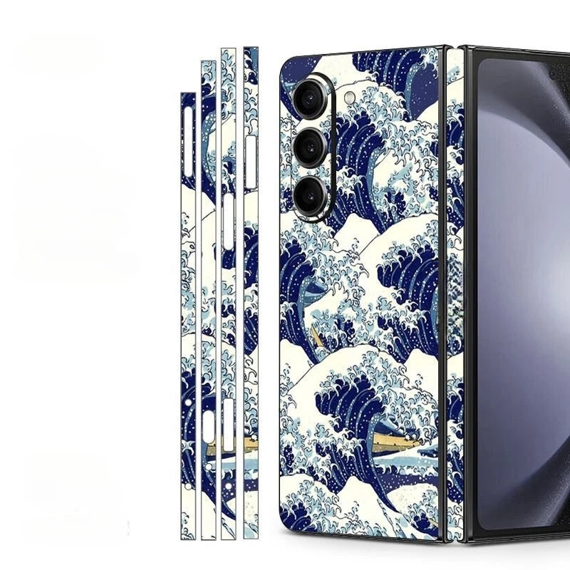 Back and Side Frame Skin Wrap for Samsung Galaxy Z Fold 7 / 5 / 4 / 3