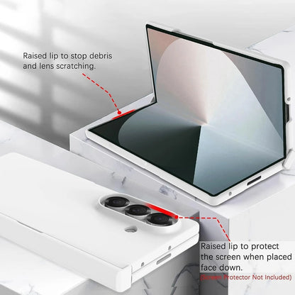 3 in 1 Hinge Protection Hard PC Case for Samsung Galaxy Z Fold 7 6 5 4 3 Fold7 Slim Matte Shockproof Cover for Samsung ZFold7