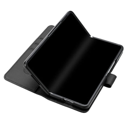 Luxury Magnetic Leather Wallet Card Phone Case for Samsung Galaxy Z Fold 6 5 4 3 Fold6 Fold5 Flip Purse Holder Cover Back Bag