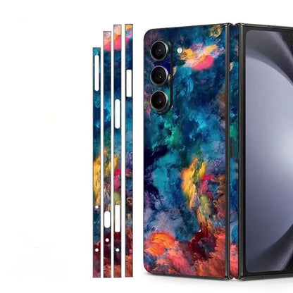 3-in-1 Back, Hinge and Side Frame Skin Wrap for Samsung Galaxy Z Fold 7 / 6 / 5 / 4