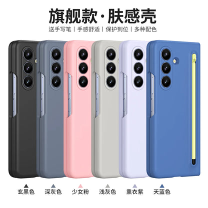 Front and Back Full Cover for Samsung Galaxy Z Fold 7 5G Fold 6 SE 5 4 3 Mobile Phone Case+Screen Film Integrated with Stylus