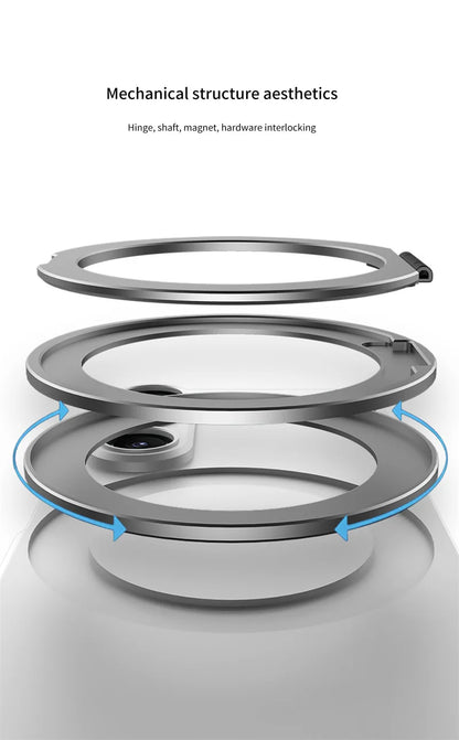 Matte Skin Feeling Magnetic Case For Samsung Galaxy Z Fold 7 3 4 5 6 Rotating bracket Magsafe Wireless Charger Slim PC Cover