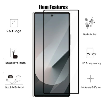 9H Tempered Glass Screen Protector for Samsung Galaxy Z Fold 7 / 6 / 5