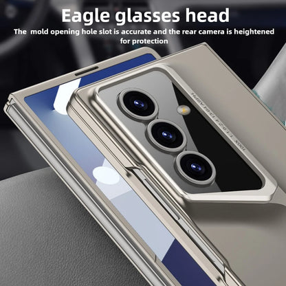Fine Hole Matte PC Phone Case + Steel Film for Samsung Galaxy Z Fold 7 Zfold 6 5 4 Ultrathin Full Coverage Protective Hard Cover