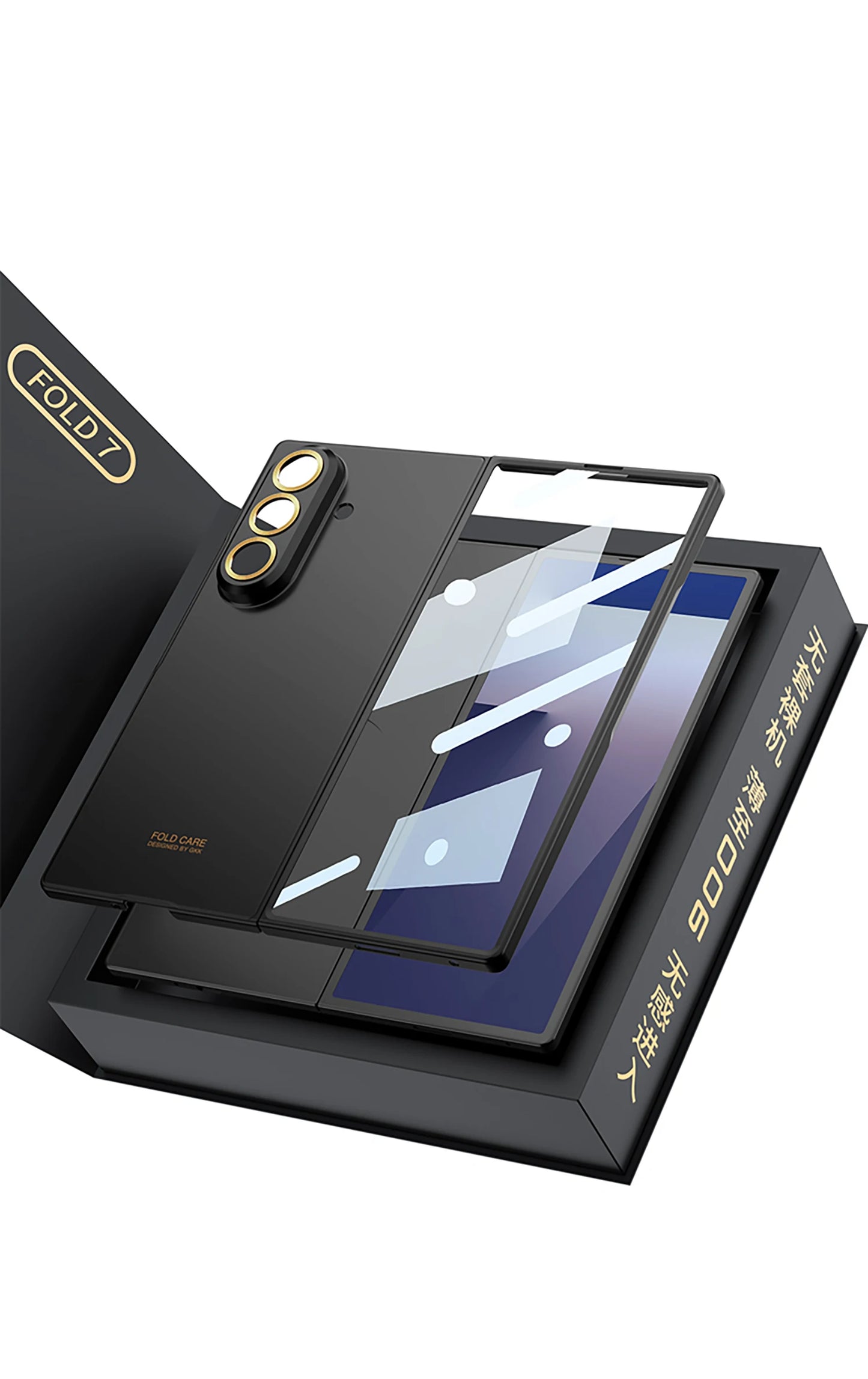 Luxury Matte Phone Case for Z Fold 7/6 – Ultra-Thin, Screen Protector, 5G