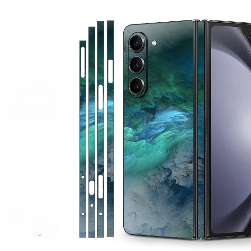 Back and Side Frame Skin Wrap for Samsung Galaxy Z Fold 7 / 5 / 4 / 3