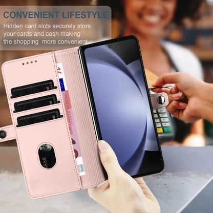 Thin Suede Leather Purse Phone Case for Samsung Galaxy Z Fold 7 6 5 4 3 Fold6 Fold5 Fold4 Fold3 Flip Stand Wallet Card Cover Bag