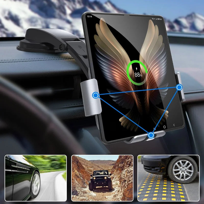 Samsung Galaxy Z Fold 4/3/2 Wireless Car Charger 15W Mount