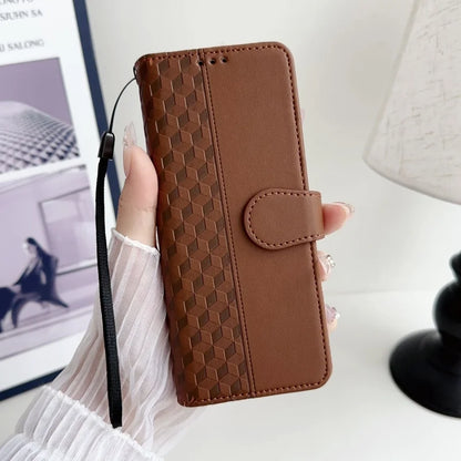 Luxury Leather Flip Purse Holder Phone Case For Samsung Galaxy Z Fold 7 6 5 4 3 Fold7 Fold6 Fold5 Wallet Card Cover Back Bag