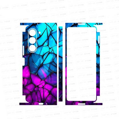 Colorful Back Skin Wrap Protective Film for Samsung Galaxy Z Fold 7 / 6 / 5 / 4 / 3