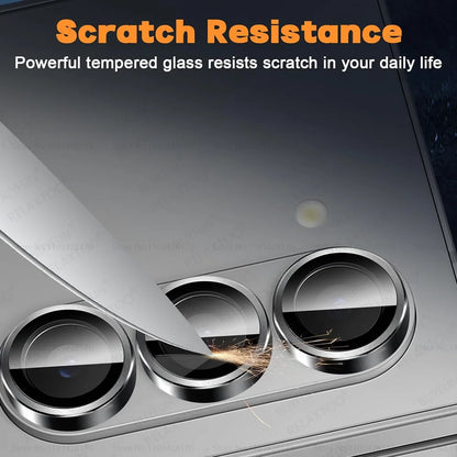 Z Fold 6 7 Camera Ring For Samsung Galaxy Z Fold6 5G Back Metal Lens Glass Case ZFold6 ZFold7 Fold7 Camera Cover Cap Accessories