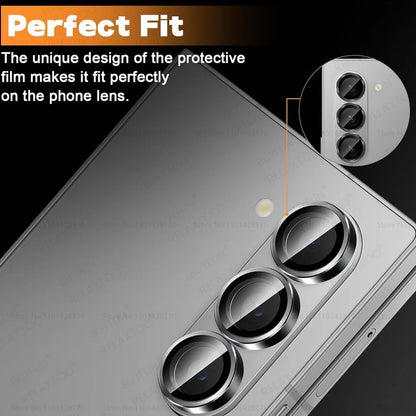 Z Fold 6 7 Camera Ring For Samsung Galaxy Z Fold6 5G Back Metal Lens Glass Case ZFold6 ZFold7 Fold7 Camera Cover Cap Accessories