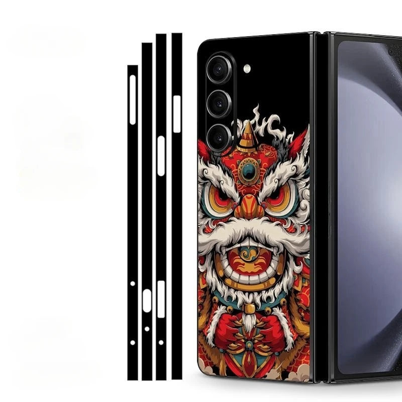 Back and Side Frame Skin Wrap for Samsung Galaxy Z Fold 7 / 5 / 4 / 3