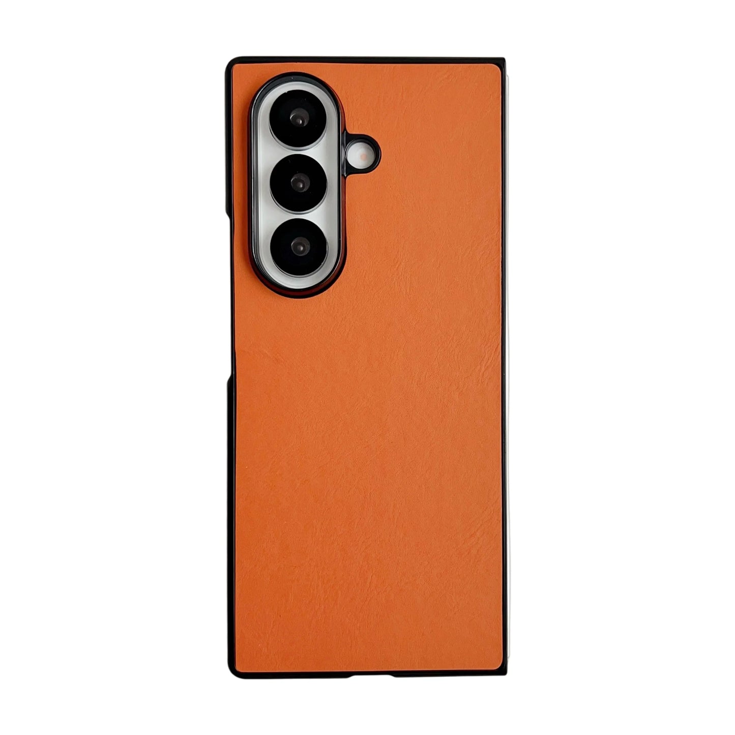 Fashion Matte Candy Color Leather Texture Case For Samsung Galaxy Z Fold 7 6 5 4 3 ZFold 7 Colorful Shockproof Solid Bumper Cover