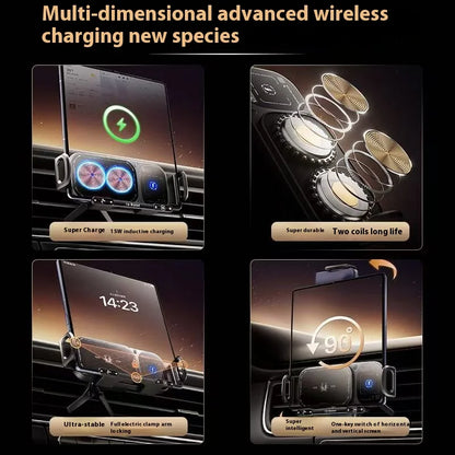 2IN1 Car Wireless Charger Phone Holder