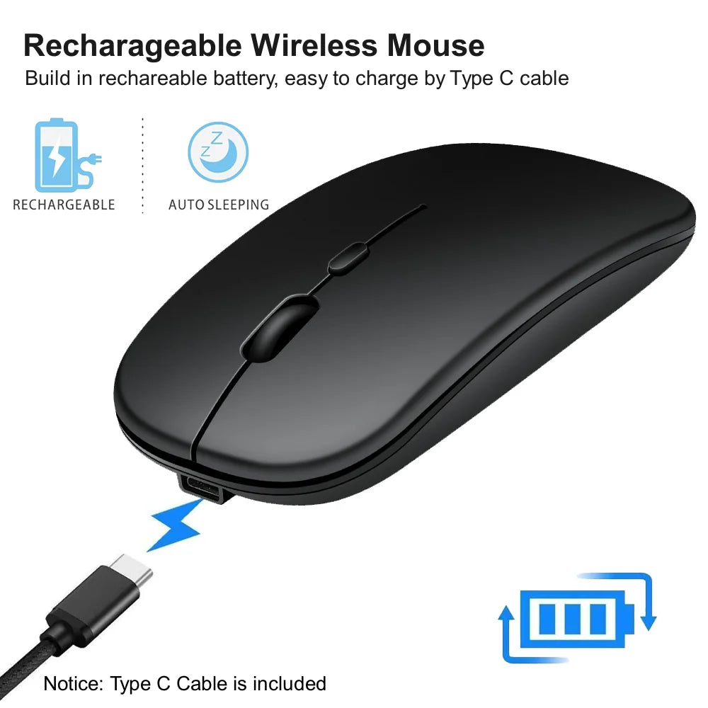 Portable Wireless Keyboard With Stand Mouse Pen