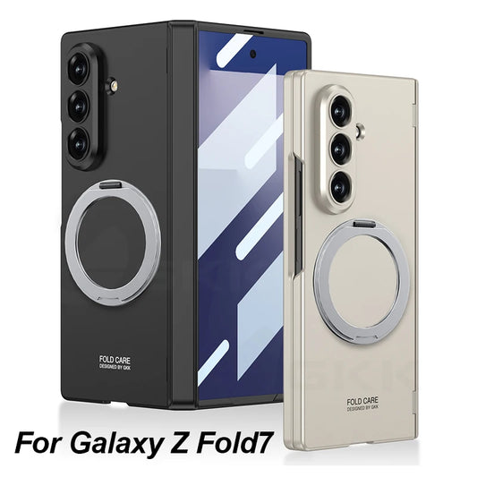 Magnetic Hinge All-included Case For Samsung Galaxy Z Fold 7 For Magsafe Charge Screen Protector Cover For Galaxy Z Fold7 Case