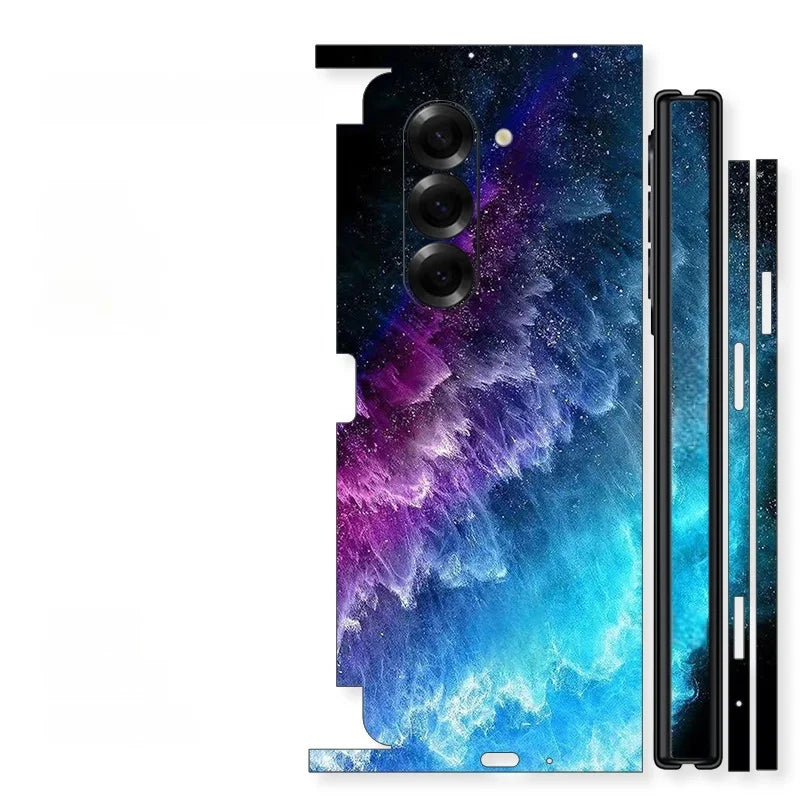 Back and Side Frame Skin Wrap for Samsung Galaxy Z Fold 7 / 6 / 5 / 4 / 3