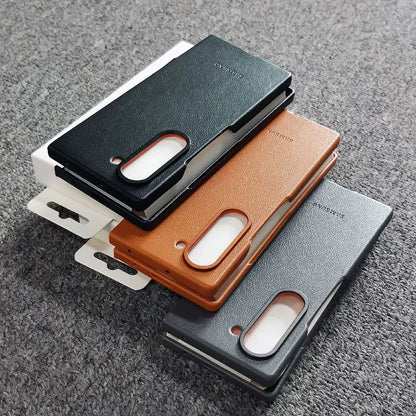 Samsung Galaxy Z Fold 6 Fold6 Case High Quality PU Leather Cover Full Back Protective Shell for Galaxy z fold 6 fold6 Phone Case