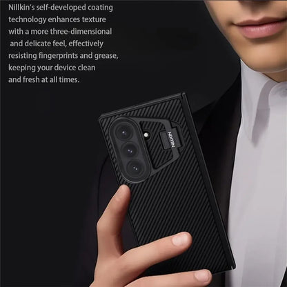 For Samsung Galaxy Z Fold 7 MagSafe Case NILLKIN CamShield Prop Magnetic Case With Phone Holder Camera Cover For Samsung Z Fold7