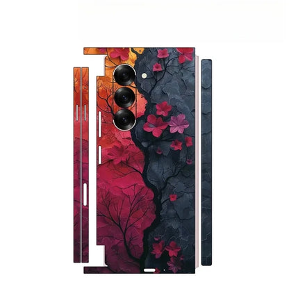 Back and Side Frame Skin Wrap for Samsung Galaxy Z Fold 7 / 6 / 5 / 4 / 3 / 2