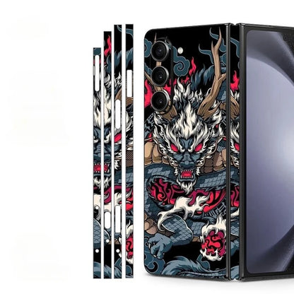 Back and Side Frame Skin Wrap for Samsung Galaxy Z Fold 7 / 5 / 4 / 3