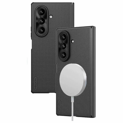 For Samsung Galaxy Z Fold 7 Magnetic Fold Phone Case Nillkin Frosted Shield Anti Fingerprint Shockproof Back Protective Cover