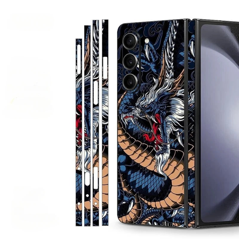 Back and Side Frame Skin Wrap for Samsung Galaxy Z Fold 7 / 5 / 4 / 3