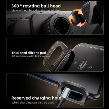 2-in-1 Car Wireless Charger for Samsung Z Fold – Fast Charging Mount